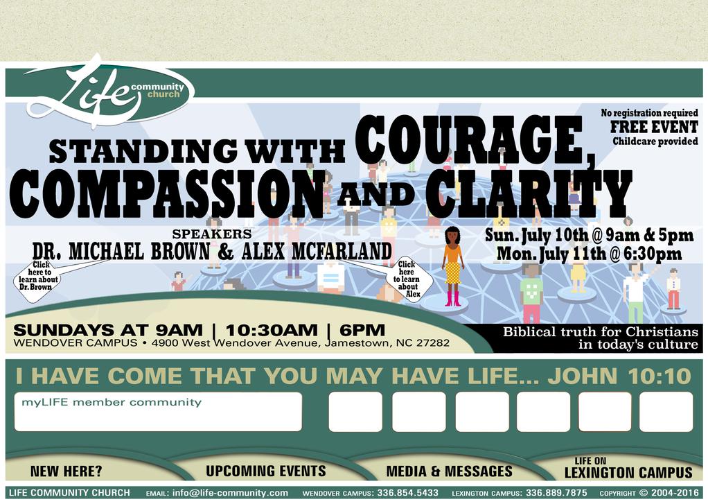 Life Community Church Standing with Courage Compassion And Clarity ...